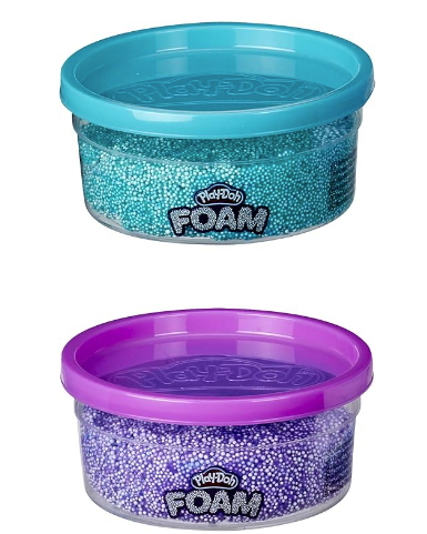 Play-Doh Foam and Play-Doh Slime Kit: Super Cloud Slime, HydroGlitz, Super Stretch, and Krackle 13 Multipack Bundle of Cool Colors