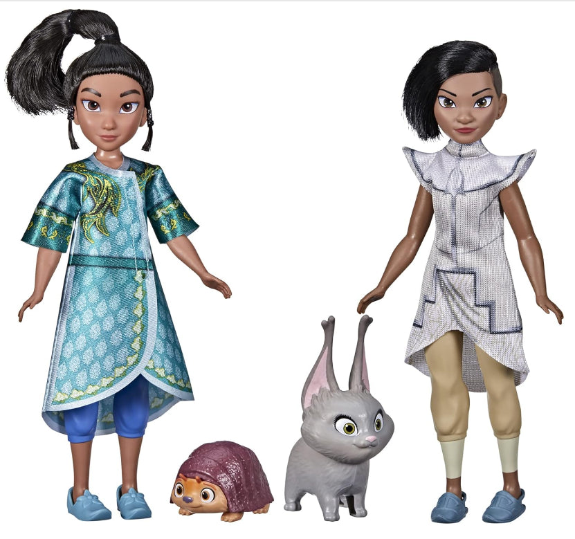 Disney's Raya and The Last Dragon Young Raya and Namaari Fashion Dolls 2-Pack